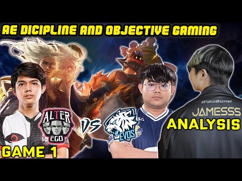 EVOS VS AE GAME 1 BARATS VS NATHAN ? AE DICIPLINE + OBJECTIVE GAMING
