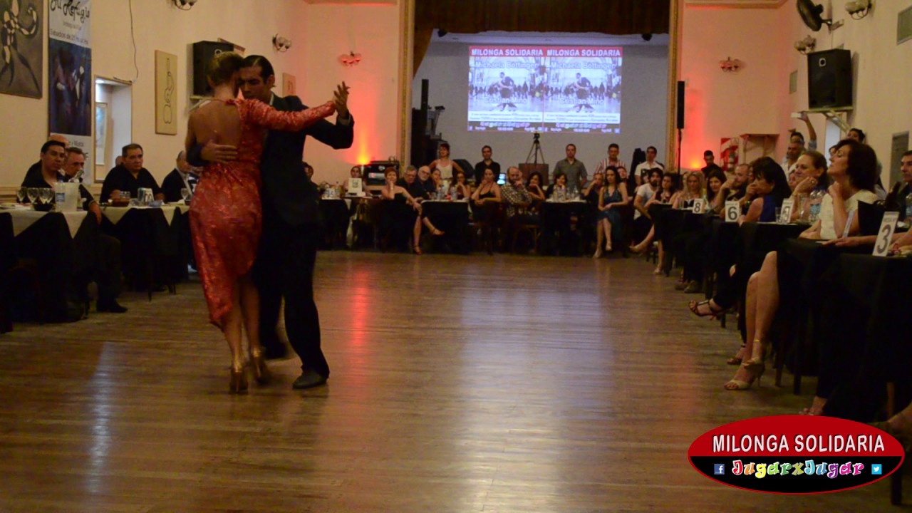 Michaela Böttinger y Cristian Miño en Milonga Solidaria JugarxJugar