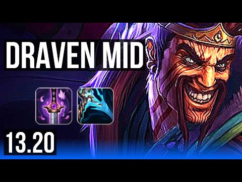 DRAVEN vs TALON (MID) | 4/0/2, 1.4M mastery, 700+ games | NA Grandmaster | 13.20