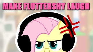 Fluttershy has a Challenge 🍉 | Make Her Laugh!
