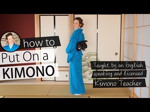 How to Put On a Kimono by Yourself // Taught by a Licensed Kimono Teacher