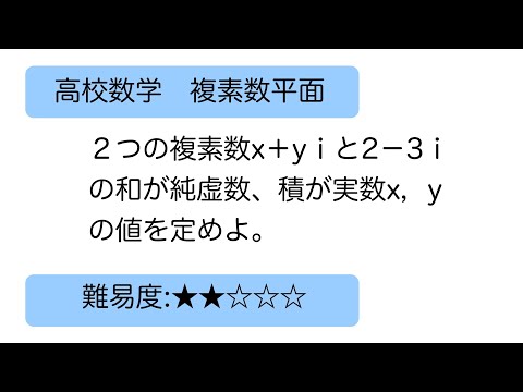 純粋虚数 - 定義