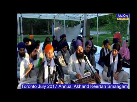 001 Toronto July 2017 - Sunday AM - Bhai Jasdeep Singh Jee Toronto