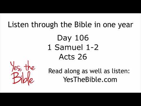 Day 106   Listen through the Bible in one year