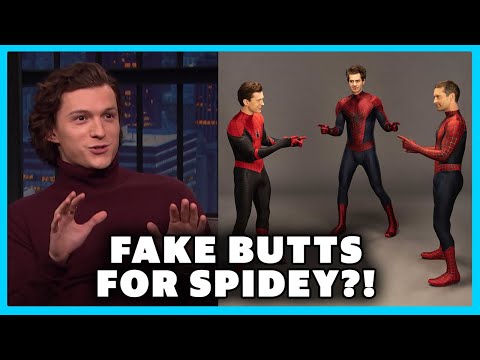 Tom Holland Reveals One Spider-Man Actor Wore a Fake Butt in No Way Home