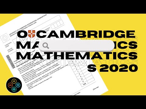O-Level Math D May June 2020 Paper 2 4024/21