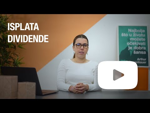 Isplata dividende - SamSvojGazda