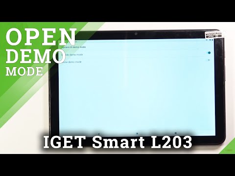 Demo Mode on IGET Smart L203 – Activate Kiosk/Floor Mode