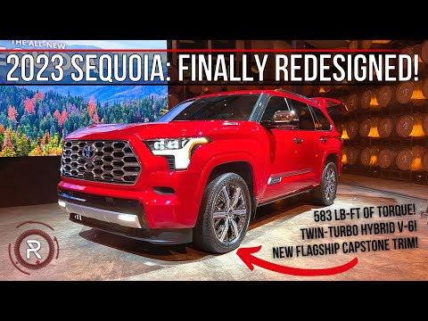 The 2023 Toyota Sequoia Is A Re-Imagined Electrified Flagship Family SUV