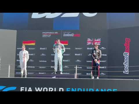Colin Bönighausen von der Pole zum ersten Carrera Cup Sieg 🥇 seiner Karriere - Nationalhymne