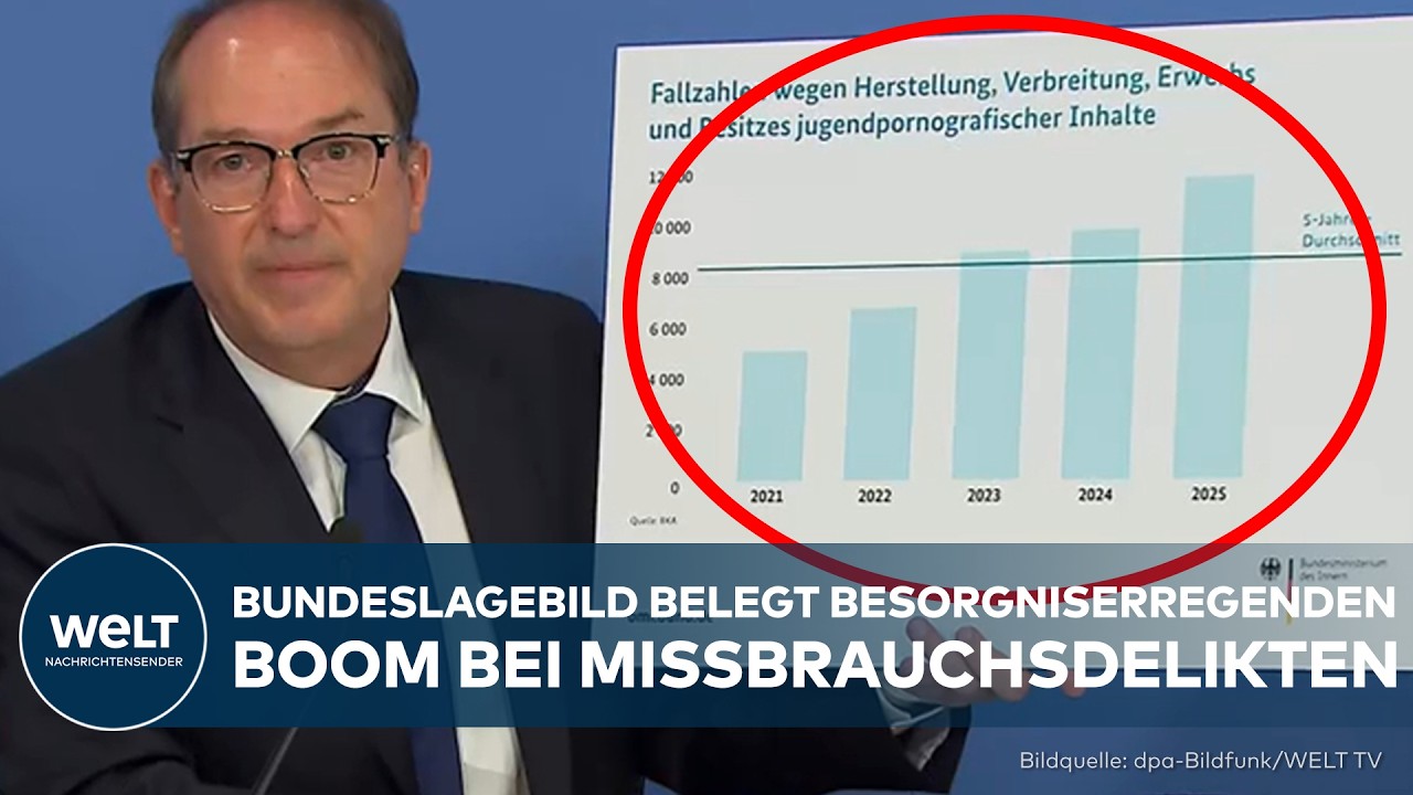 DEUTSCHLAND: Bundeslagebild meldet mehr Fälle sexuellen Missbrauchs von Minderjährigen