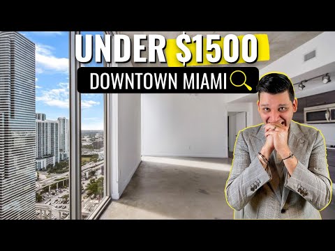 What $1,450 Rent gets YOU in Miami | Downtown Apartments Tour