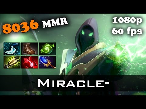 Miracle- Mid Rubick 8036 MMR Dota 2