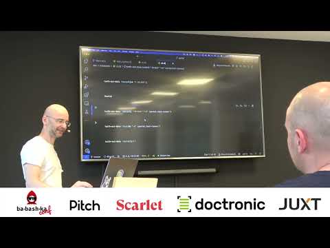 Babashka notebooks in VS Code at Babashka Conf 2023