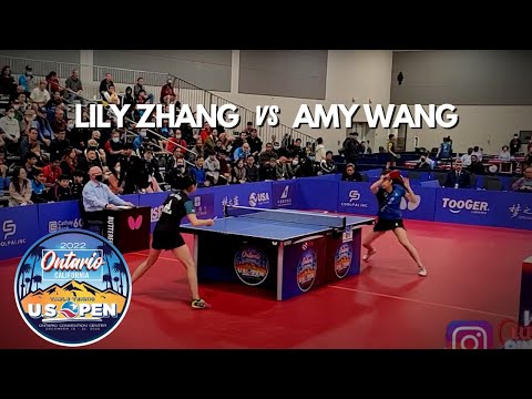 Lily Zhang (2591) vs Amy Wang (2555) // 2022 US OPEN TT Women's Open Singles Finals - 12-20-22