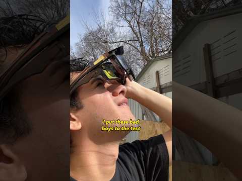 Homemade eclipse glasses…