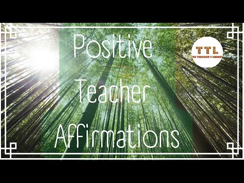 5-Minute Positive Teacher Affirmations