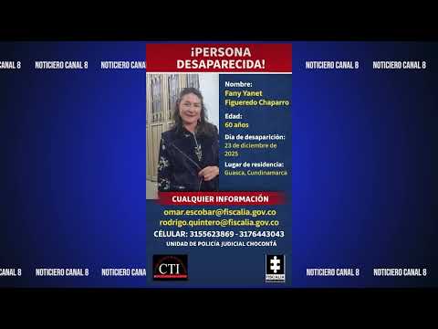 Fue vista por ultima vez en el municipio de Guasca Cundinamarca