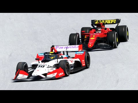 Ferrari F1 2023 vs IndyCar 2022 - Laguna Seca