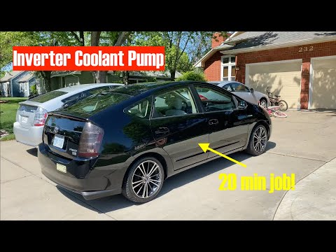 Replacing Inverter Coolant Pump on a Second Generation Toyota Prius *20 min Fix!*