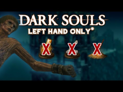 Beating Dark Souls With Only My Left Hand (mostly)