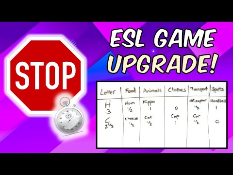 Play STOP the Right Way for Better ESL Vocab Learning - YouTube