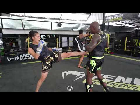 Zahra Shokouhi & Chris Forster x Muay Thai Padwork 🥊 | #51