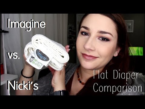 Imagine vs. Nicki's Diapers Bamboo Flats Comparison Review