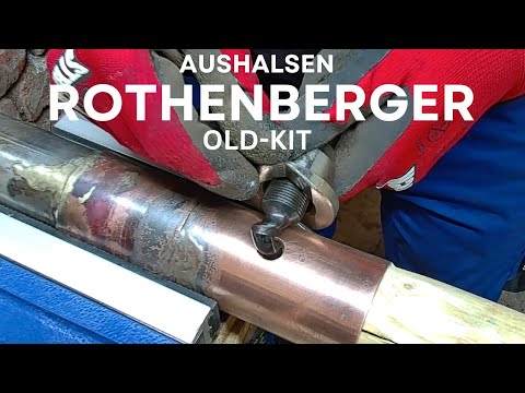 aushalsen und hartlöten von Kupferohr 54x2mm