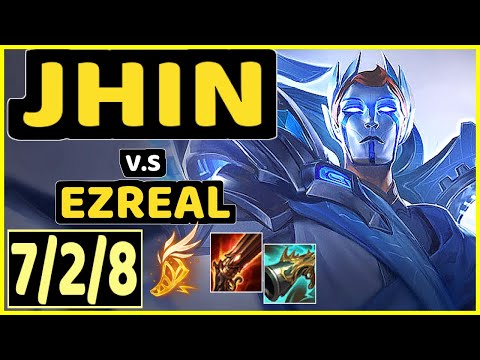 CODY SUN (JHIN) vs EZREAL - 7/2/8 KDA BOTTOM ADC CHALLENGER GAMEPLAY - NA
