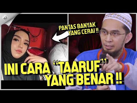 Jangan Sampai Salah !!  ini Konsep Taaruf Yang Benar !! - Ustad Adi Hidayat