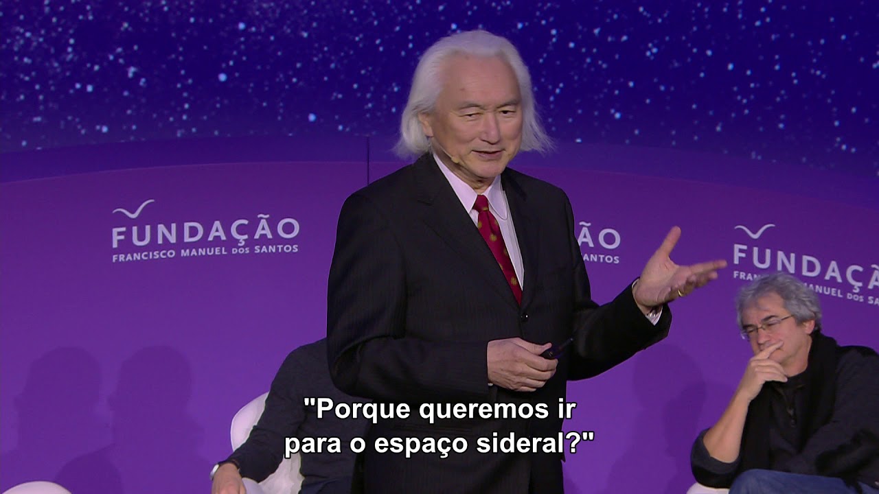Encontro "Ciência e Universo - Conversa Cósmica, Michio Kaku, Carlo Rovelli e Vítor Cardoso