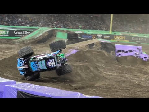 Grave Digger Nitro (Tyler Menninga) Winning Freestyle Monster Jam Superstar Challenge 2023