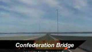 preview picture of video 'Confederation Bridge New Brunswick to Prince Edward Island Canada'