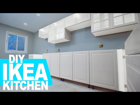 Save money by installing IKEA kitchen cabinets yourself