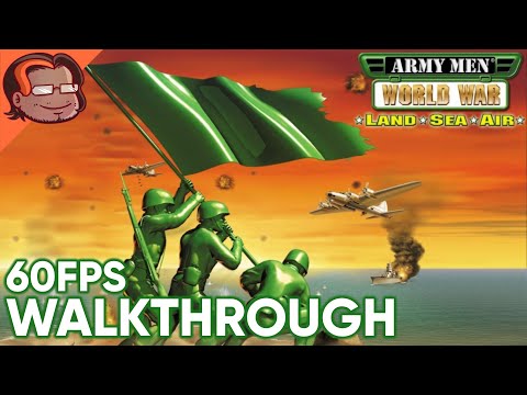 Army Men: World War - Land, Sea, Air PS1 Widescreen Walkthrough