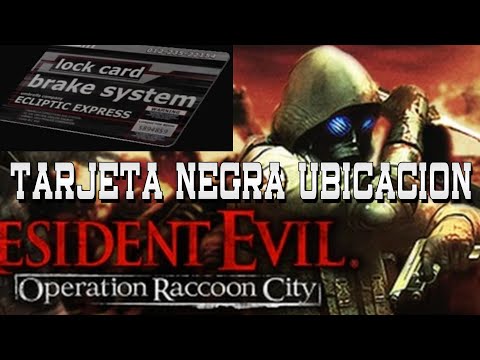 Tarjeta Negra | Black Card location Resident Evil Operation Raccoon City