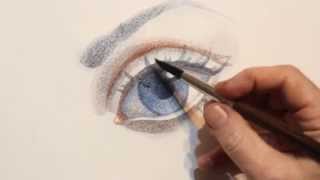 Как нарисовать глаз акварелью - Видео онлайн