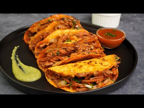 Tacos de Birria de Res Caseros | La Receta Más Jugosa y Perfecta