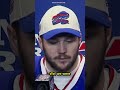 Josh Allen says the Bengals came out and "punched them" in Divisional Round #shorts