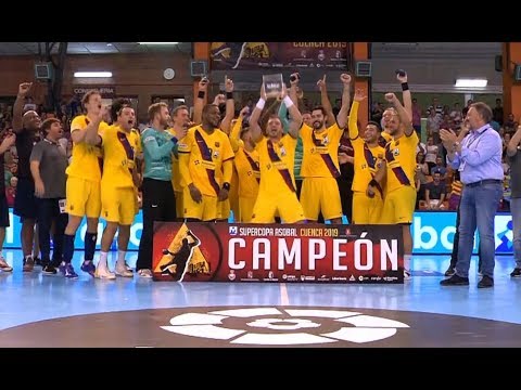 Celebración 34ª Supercopa ASOBAL