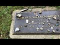 Tony shows and discusses Ed and Lorraine Warren’s Gravesite