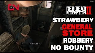 Red Dead Redemption 2 Strawberry General Store Robbery - No Bounty