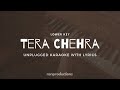 Tera Chehra (Lower Key) Free Unplugged Karaoke Lyrics | Adnan Sami