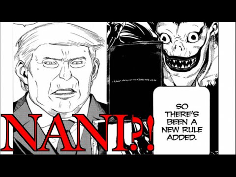 Death Note One Shot Manga FANDUB || Ryuk gives the Death Note to President Donald Trump
