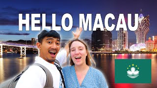 EXPLORING MACAU FOR THE FIRST TIME, We did not EXPECT THIS! | Vegas of the East 🇲🇴