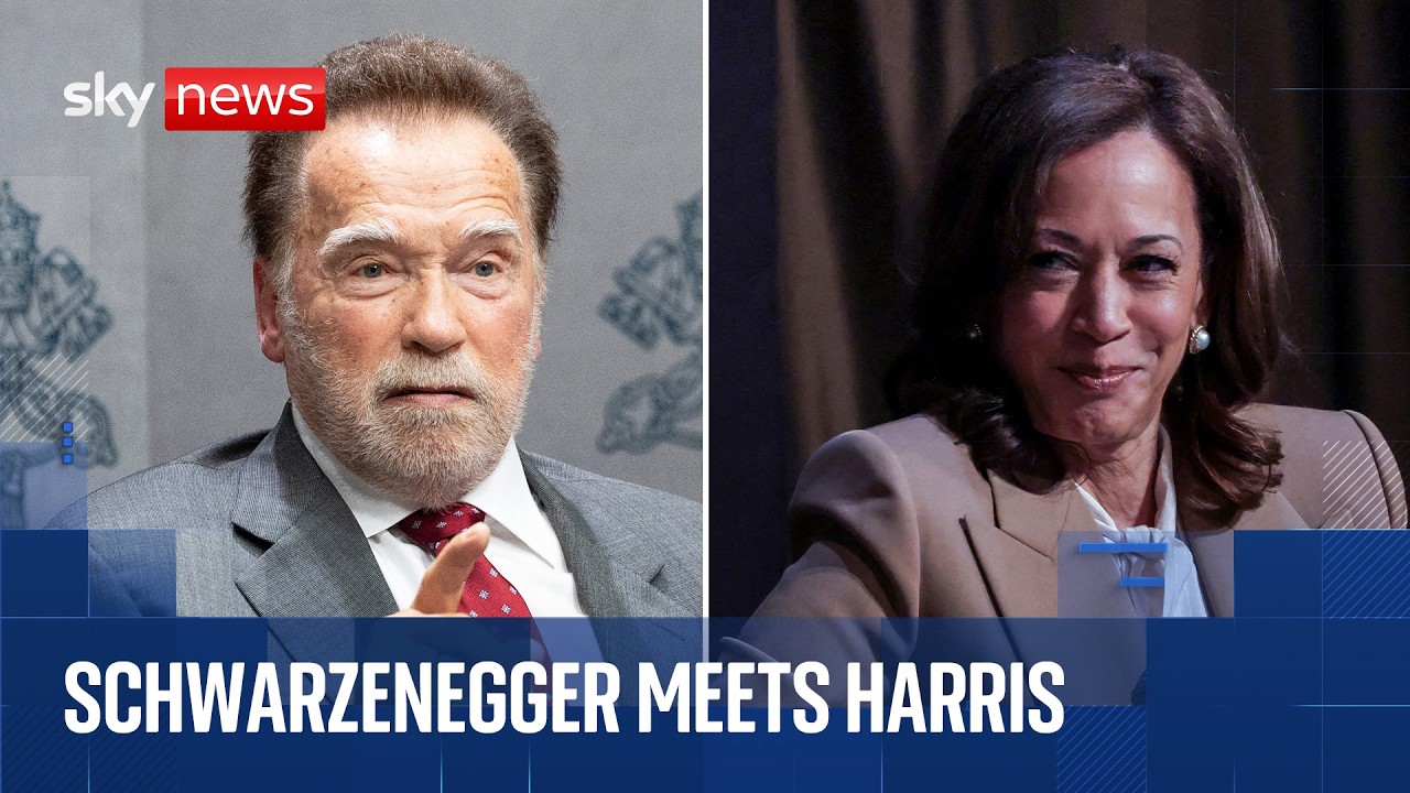 Arnold Schwarzenegger and Kamala Harris discuss climate change