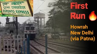 preview picture of video 'HOWRAH- NEW DELHI DURONTO EXPRESS | FIRST RUN VIA MAIN LINE | (My First Video)'