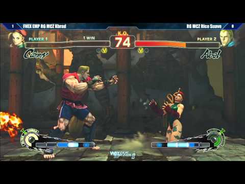 SSF4 AE2012 Top 8 FNEX EMP RG MCZ Kbrad vs RG MCZ Rico Suave - Winter Brawl 8 Tournament