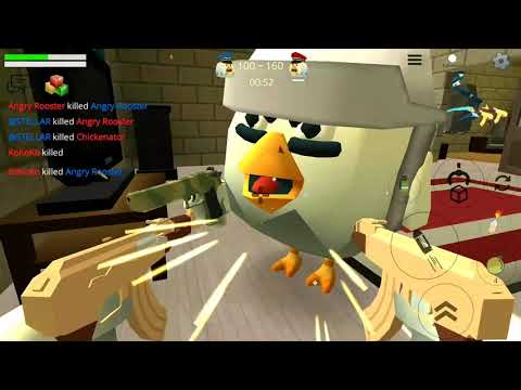 1835 LEVEL | CHICKEN GUN GAME | ANGRY CHICKEN  SHOOTING GAMEPLAY